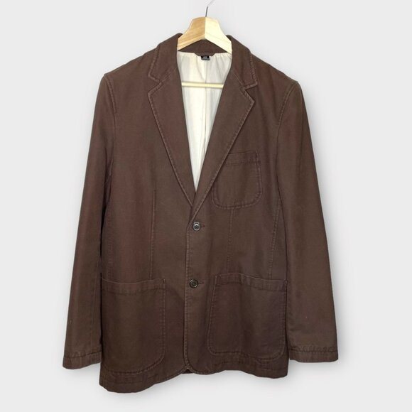 Men | Size M - Club Monaco Brown Sport Coat Blazer Jacket - Picture 1 of 7